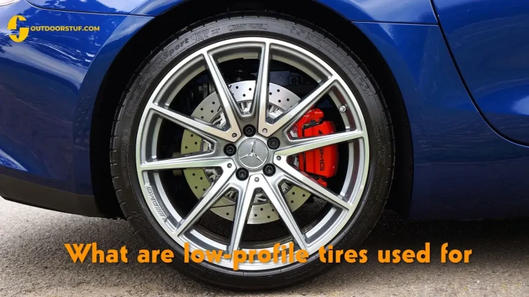What are low-profile tires used for